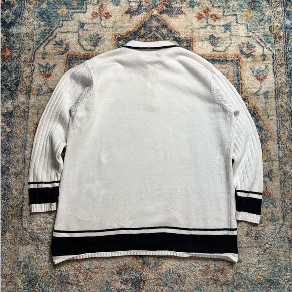 Vintage Tommy Hilfiger 1/4 Zip-up Sailor Sweater Medium - Picture 2 of 5